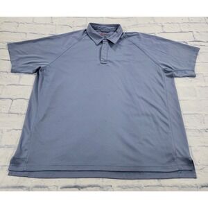 EOTAC Operator Grade Polo Shirt MENS SIZE XXL Light Blue Snap Short Sleeve